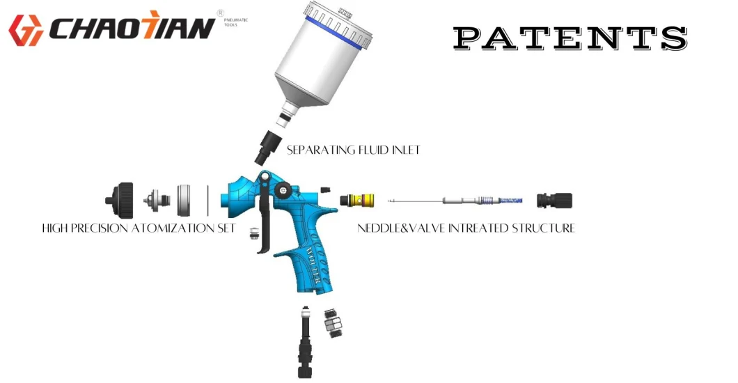 Efc HVLP/MP/Lvlp Car Refinish Air Spray Gun Clearcoat